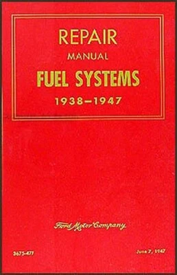 Ford Carburatore Negozio Manuale 1938 1939 1940 1941-1946 1947 Lincoln Repair - Immagine 1 di 2