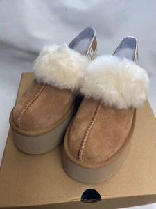 UGG Womens Funkette Slipper 1113474 CHESTNUT - Picture 1 of 6