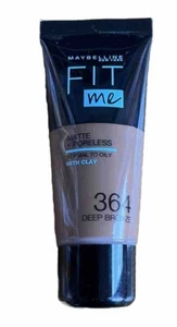 Maybeline Fit Me Foundation Matte & Poreless Full Coverage BNINB Free UK P&P - Picture 1 of 2