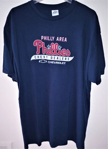 Philadelphia Phillies T-Shirt - Size: XL - Color: Blue - 100% Cotton - SGA 2023 Cover