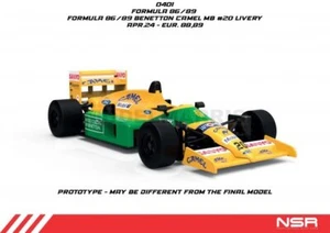 NSR 0401IL Formula 86/89 Benetton Camel MB #20 Livery The King 21 EVO3 - Picture 1 of 1
