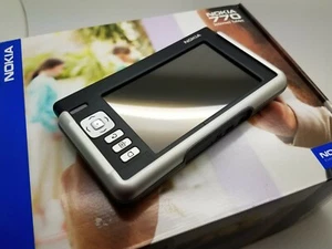 Tablet Nokia 770 negra 128 MB rara en caja excelente estado COLECCIONISTAS - Imagen 1 de 12