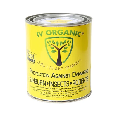 IV Protector de Plantas Orgánico 3 en 1, 1 Pinta (BLANCO) Foto 1 de 4