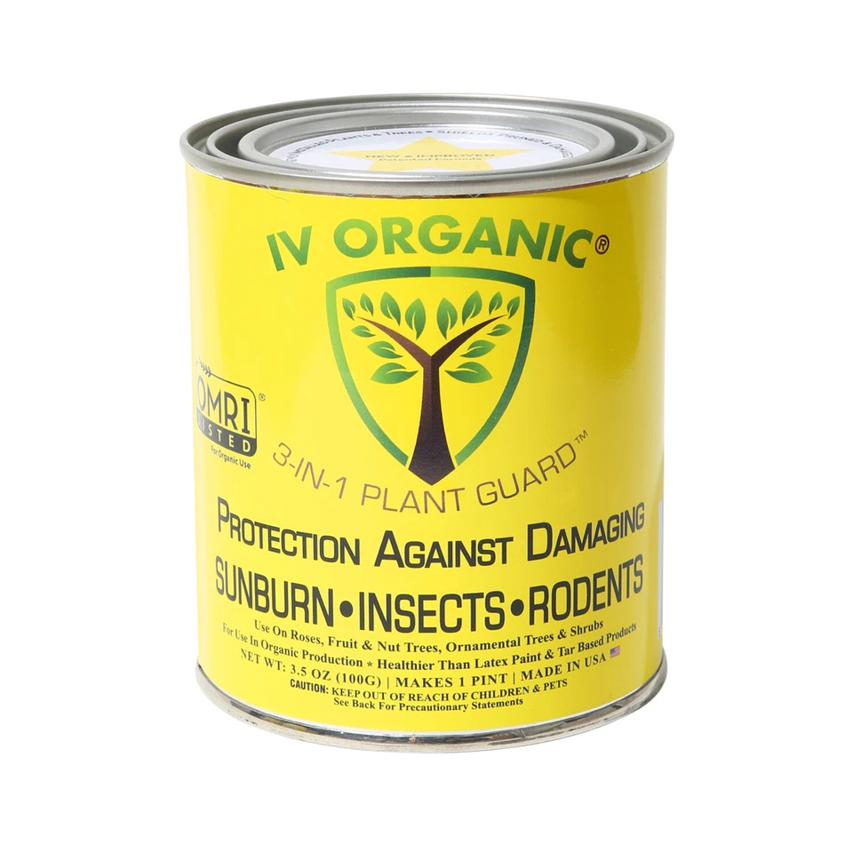 IV Protector de Plantas Orgánico 3 en 1, 1 Pinta (BLANCO) Foto 1 de 4