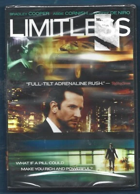 Factory Sealed  DVD-Limitless-Bradley Cooper, Abbie Cornish, Robert De Niro - Image 1 of 2
