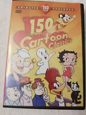 150 Cartoon Classics! (3 DVD set) Betty Boop, Casper, Popeye Woody Felix the Cat