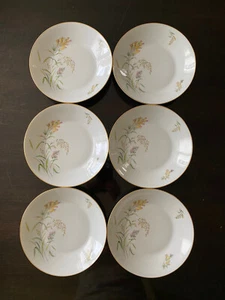 Excellent 6 Rosenthal Coupe Pasta Salad Soup Bowls Bettina Summer Blossom 8 3/4” - Picture 1 of 15