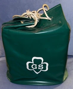VINTAGE  GIRL SCOUTS  CANTEEN AND MESS KIT  BOXED IN VINYL BAG  15-3024  15-1008 - Picture 1 of 19