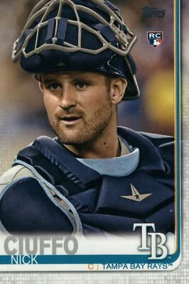 #457 Nick Ciuffo Rookie Tampa Bay Rays 2019 Topps Series 2 Baseball Card GAP - Image 1 of 2