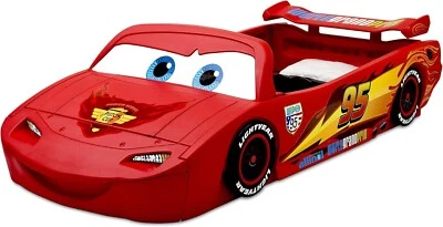 Кровать от ребенка ясельного возраста до близнеца Disney Pixar Cars Lightning McQueen со встроенной коробкой для игрушек - Изображение 1 из 4
