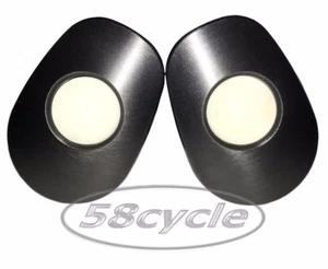 03-04 GSXR1000 04-05 GSXR600 señales personalizadas Greggs luces delanteras esmeriladas negras - Imagen 1 de 1