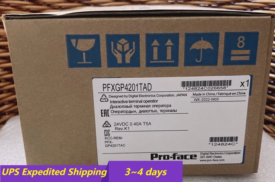 Pro-Face Proface PFXGP4201TAD Touch Screen UPS Shipping - Image 1 of 1