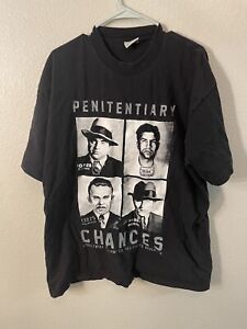 VTG Streetwise Dillinger Capone Luciano Penitentiary Chances Shirt 2XL SIEGEL