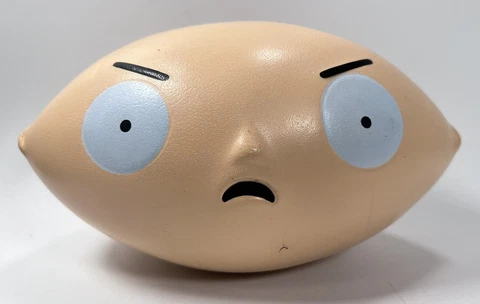 2006 Basic Fun Family Guy Stewie Head Shape Football Cover