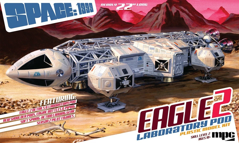 MPC Space:1999 Eagle II w/Lab Pod 1:48 923 Plastic Model Kit - Image 1 of 1