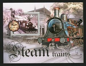 Uganda 2012 Stamps Sheet Steam Trains Locomotives MNH #16998