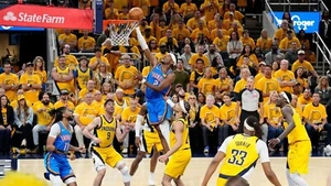 Finales de la NBA 2025 - Campeonato de Baloncesto Thunder vs Pacers - Imán Brillante 4x6 - Imagen 1 de 2