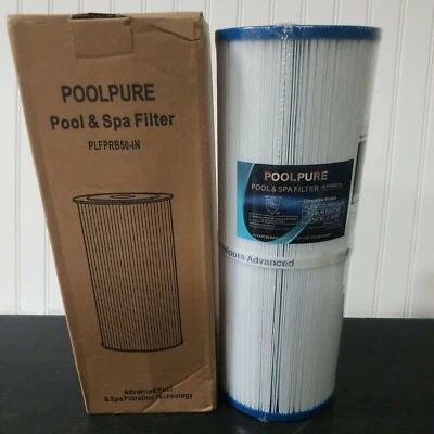 Poolpure Pool SPA Replacement Filter PLFPRB50-IN Pleatco Unkcel C4950 Filbur FC  - Image 1 of 3