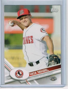 2017 Topps Pro Debut NICK SENZEL #150 Image Variation Short Print SSP Reds - Picture 1 of 1