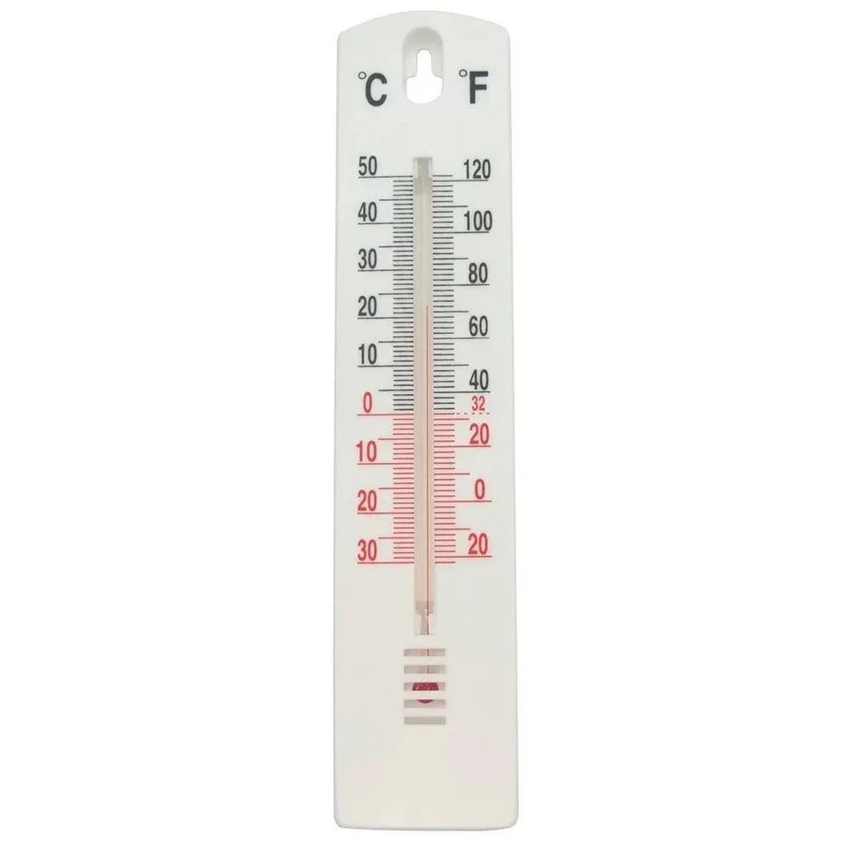 Indoor Outdoor Wall Thermometer Home Garden Office Mount Greenhouse Temperature - Image 1 of 1