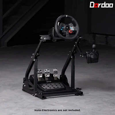 Dardoo Racing Wheel Stand with Double Arm Fit Logitech G920 Thrustmaster T300RS - Image 1 of 4