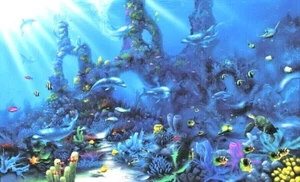 HUGE WALL MURALS, 13'8"x 8' 3" - NEW IN BOX - Picture 1 of 4