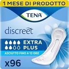 TENA Discreet Extra Plus InstaDry Pacco Scorta Mensile, 6 confezioni x 16 pezzi