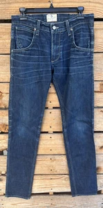 Wrangler Blue Bell Made in USA Distressed Denim Pete Jeans Size 29X34 - Picture 1 of 4