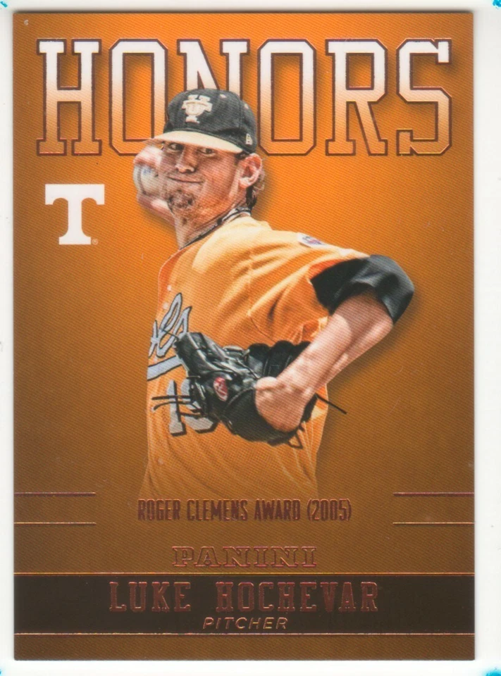 2016 Panini Collegiate Tennessee Honors #LHUT Luke Hochevar - Flat S/H - Image 1 of 1