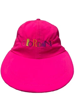 Sombrero Gorra Giordano Vintage Años 90 Nuevo Con Etiquetas 100% Nylon Rosa Neón - Imagen 1 de 7