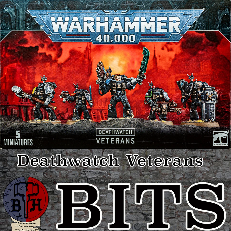 Warhammer 40k Deathwatch Veteran Squad BITS atualizações de fuzileiros espaciais listagem múltipla - Imagem 1 de 1
