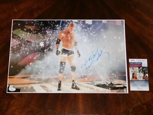 GOLDBERG WCW WWE HOF SIGNED 12X18 PHOTO JSA COA WHO'S NEXT!!! - Picture 1 of 2
