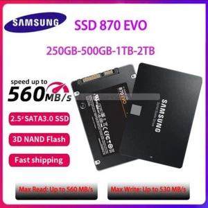 SAMSUNG SSD 870 EVO 2TB 1TB 500GB 250GB 2.5" SATA 3 Unidad de estado sólido para portátil - Imagen 1 de 15