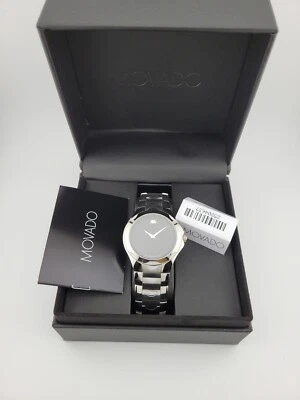 Reloj de cuarzo Movado Luno para hombre museo esfera negra - 0606378 (precio de venta sugerido por el fabricante 1095 USD) Foto 1 de 3