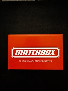 2022 Mattel Creations Matchbox ‘72 VOLKSWAGEN BEETLE DRAGSTER New Sealed In Box - Picture 1 of 3