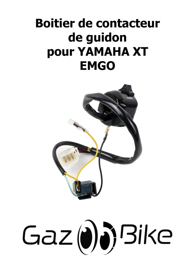 Boîtier de contacteur de guidon gauche pour YAMAHA XT 350 600 1984-1995 - Photo 1/2