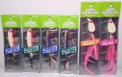 Megabass Makippa & Makinotane Япония Ограниченный Цветовой Набор из 6 в РУКЕ из ЯПОНИИ - Изображение 1 из 4