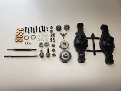 Tamiya King Grand Knight самосвал глобус лайнер Aeromax двойной выход средняя ось 1/14 - Изображение 1 из 3