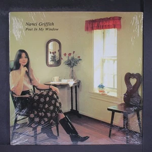 NANCI GRIFFITH: poet in my window FEATHERBED 12" LP 33 RPM - Picture 1 of 2