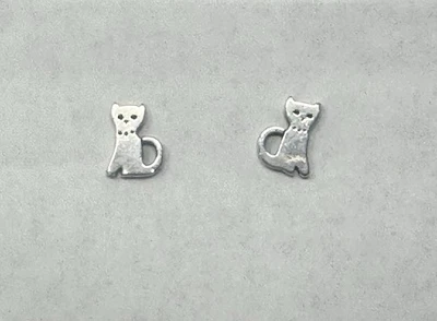 Aretes James Avery retirados de plata de ley para gato (1,8 G) Foto 1 de 2
