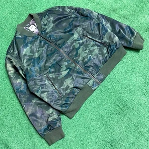 Vintage Y2K camo Gap bomber jacket   Size : XL - Picture 1 of 5