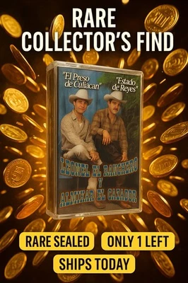 Leonel El Ranchero y Almikar El Cazador Cassette El Preso de Culiacan Sealed - Image 1 of 4