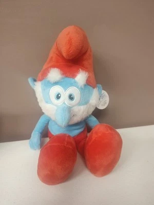 Papa Smurf Plush Stuffed Toy 2024 Nanco 13" Tall - Image 1 of 4