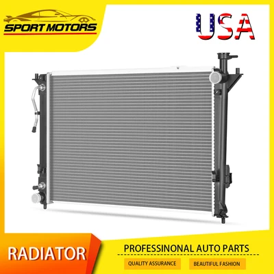 Aluminum Radiator For 2010-18 Hyundai Santa Fe 2011-15 Kia Sorento 2.4/3.3/3.5L - Изображение 1 из 4