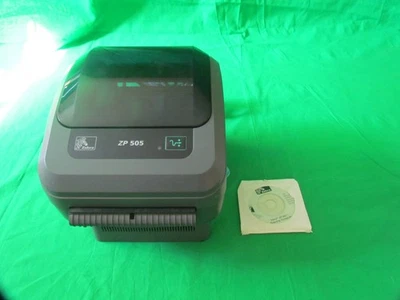 Zebra Model ZP505 Thermal Printer Shipping Label w/Software Disc Nice Condition - Image 1 of 4