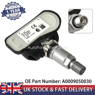 1X TPMS TYRE PRESSURE SENSOR FOR MERCEDES W205 W212 W246 W176 C205 A0009050030 - Image 1 of 4