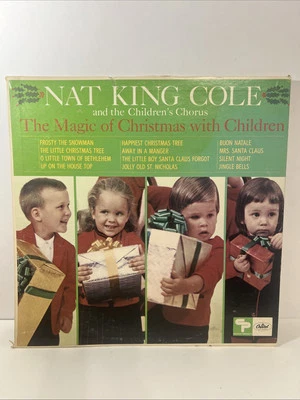 Nat King Cole Magic of Christmas with Children LP Album 1967 Capitol L6517 - Image 1 of 4
