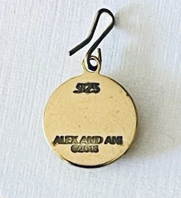 NUEVO ALEX AND ANI INICIAL R .925 AZUFRE CHAPADO EN ORO 14KT CADENA ESTACIÓN ENCANTO Foto 1 de 4