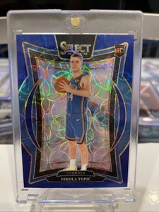 2024-25 Panini Select Nikola Topic RC Blue Scope /249 🔥 Color Match Perfection - Picture 1 of 4