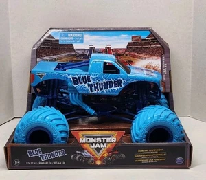 Spin Master Monster Jam 1:24 Blue Thunder With Blue Tires ~ NEW IN PACKAGE - Picture 1 of 7